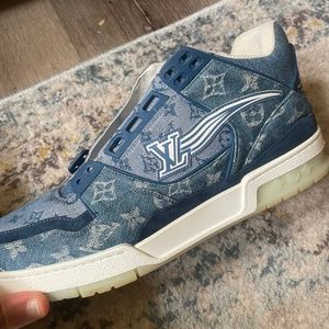 Louis Vuitton Monogram Denim Mens Trainer